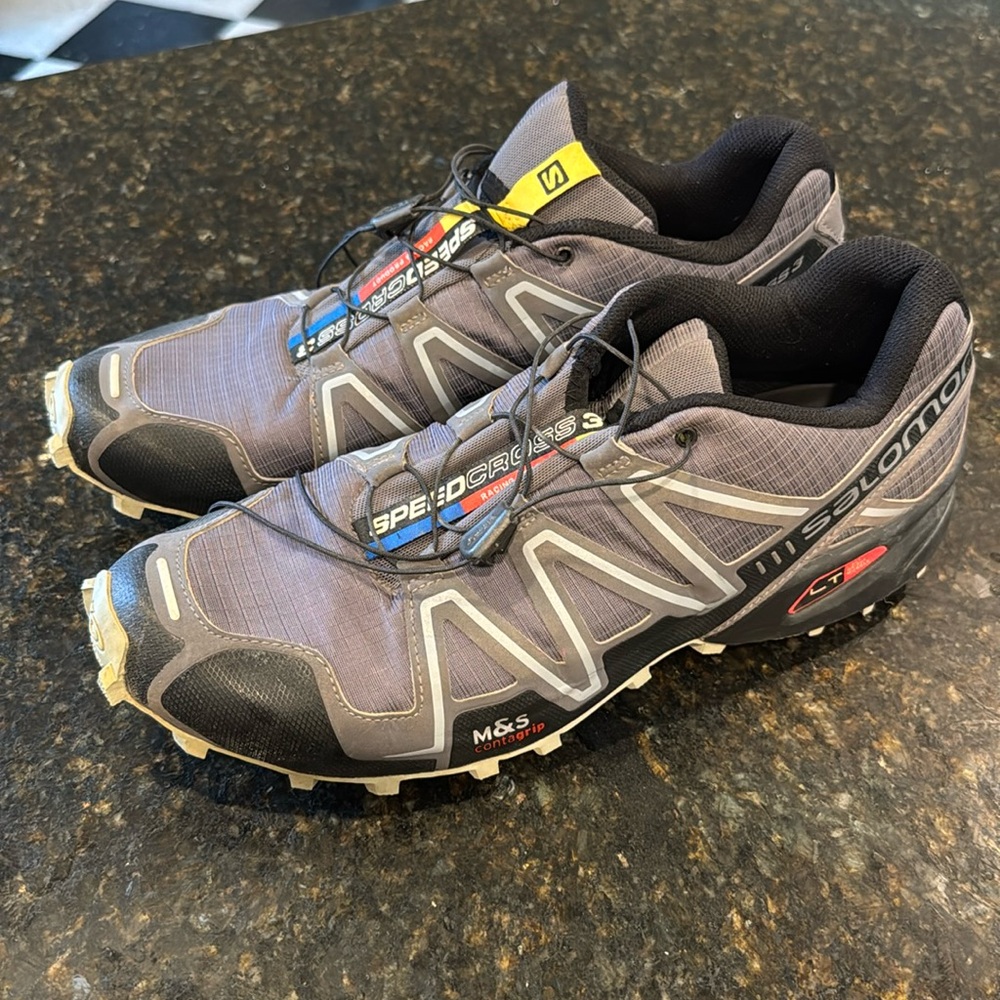 Never Worn Salomon Speedcross 3 Gray US 12.5 (but runs small)